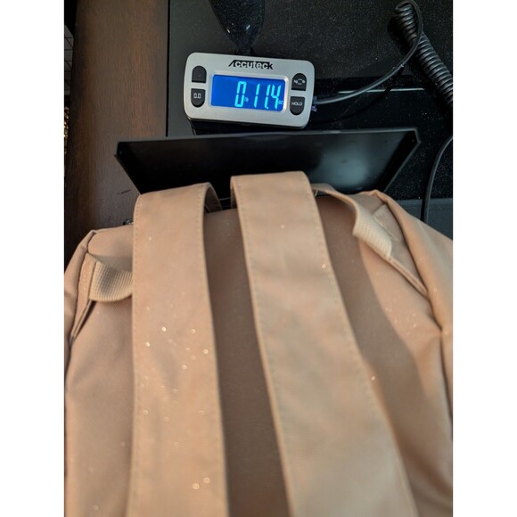 Herschel Womens Nova Metallic Tan Inner Pockets Nylon Mini Backpack - Picture 14 of 14